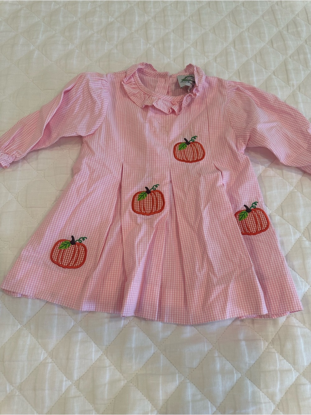 Cecil & Lou pumpkin dress 9mo